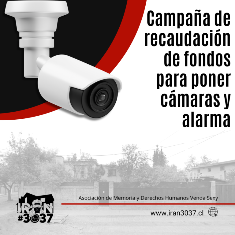 campaña de recaudación de fondos para poner cámaras y alarma